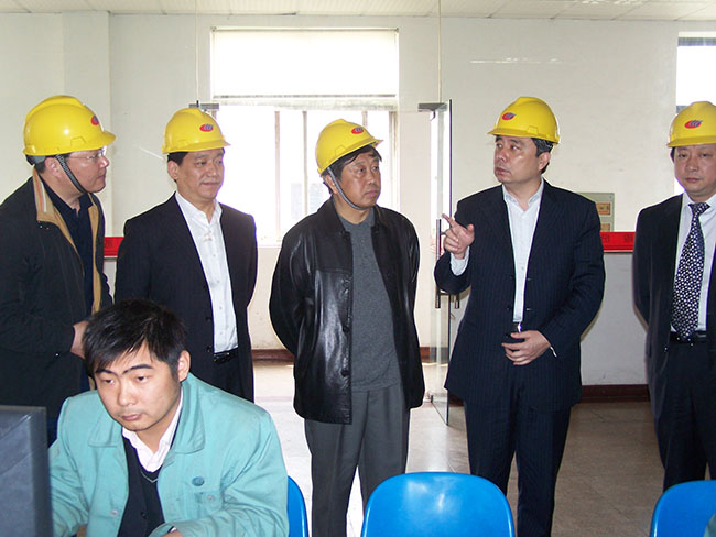 2008年4月23日，苏州市委副书记、市长阎立来到集团核心企业华昌化工考察