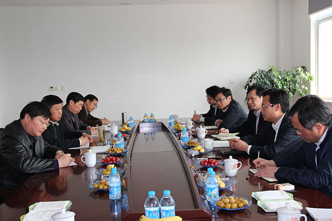 2013年4月8日，张家港市市长姚林荣一行来公司调研